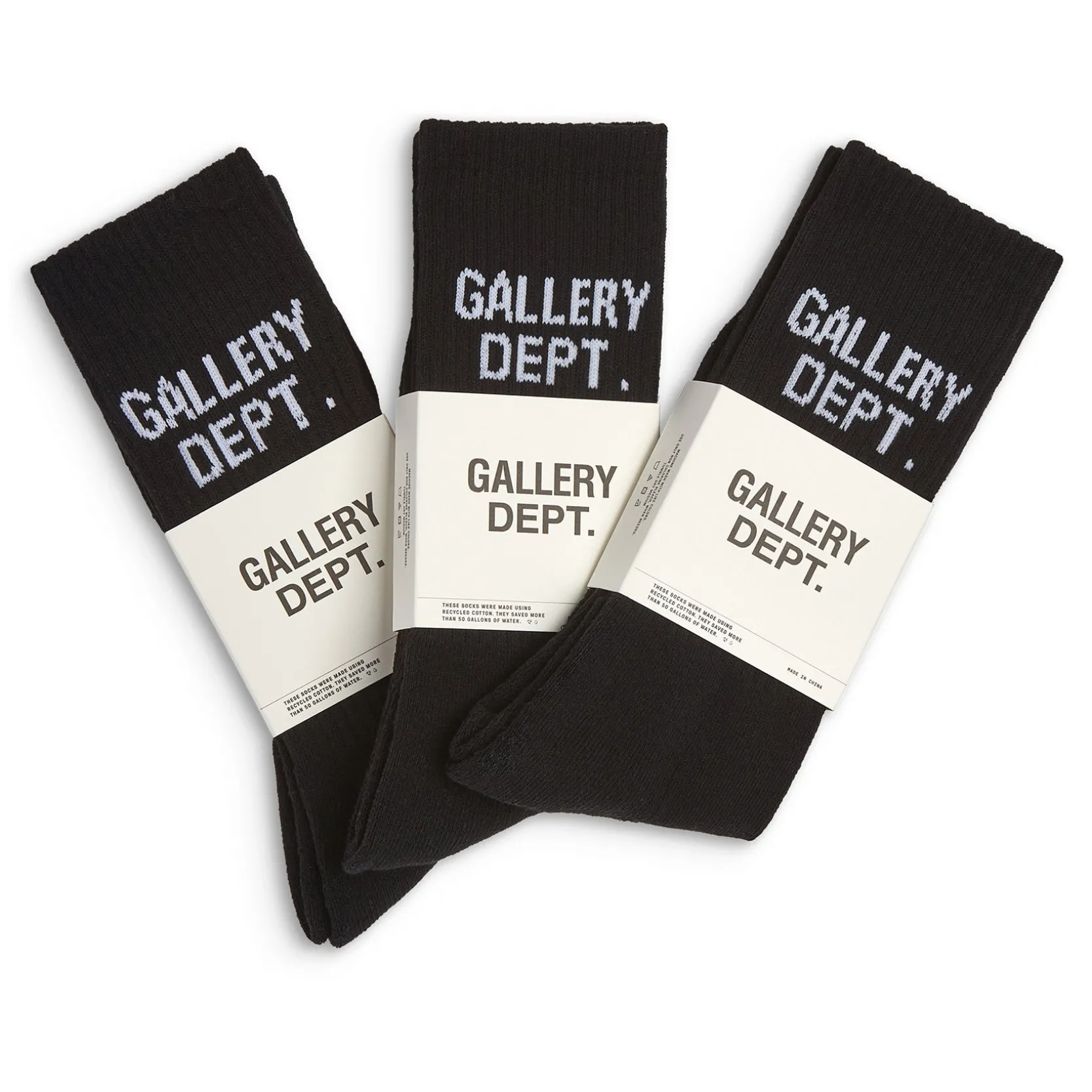 CLEAN BLACK SOCKS - SET OF 3