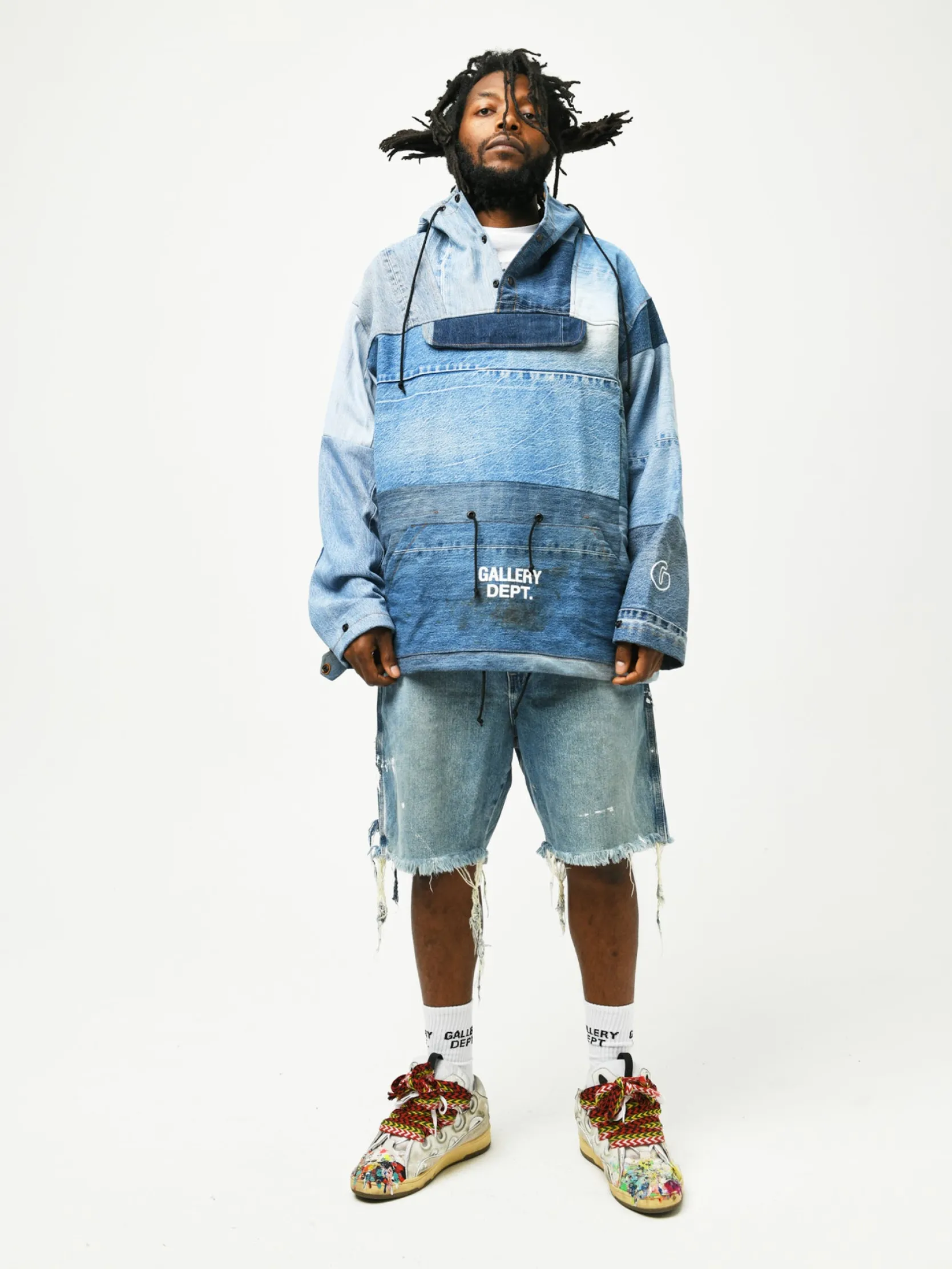 DENIM ANORAK JACKET