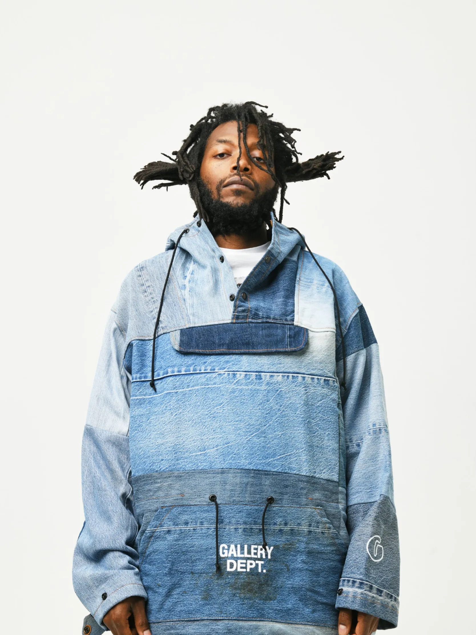 DENIM ANORAK JACKET