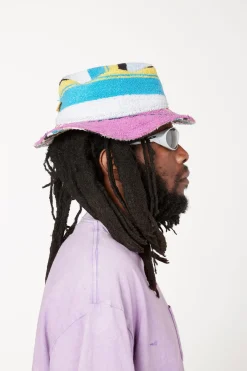 TERRY CLOTH BUCKET HAT